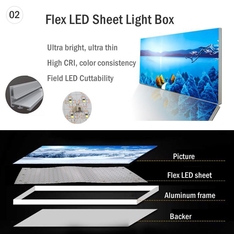 silicone edge graphics frame